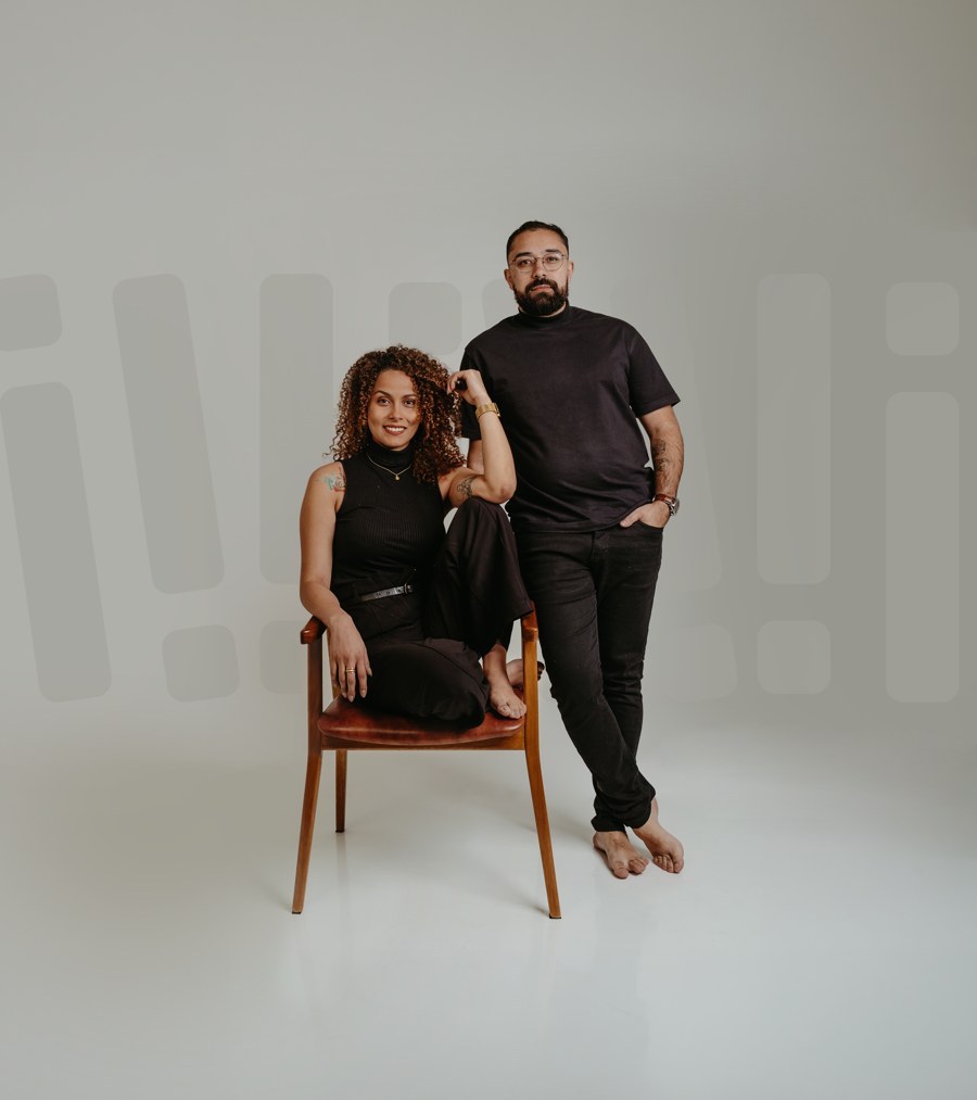 Giovanna Lima e Cleiton Vieira, fundadores da LiiT Studio